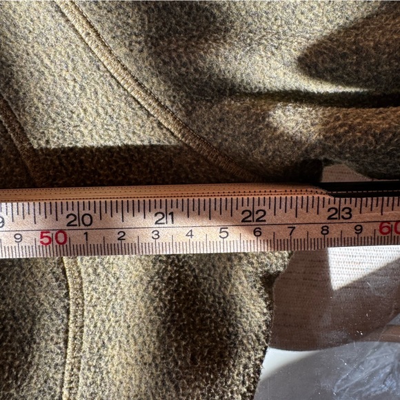 Athleta Stroll Fleece Full Zip Jacket Size Large Green - Picture 11 of 11